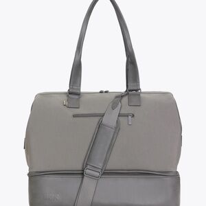 beis The Convertible Weekender  in Grey travel bag